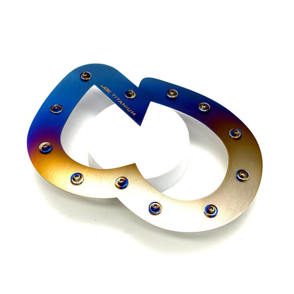 JDC Titanium Custom Exhaust Exit Bezels