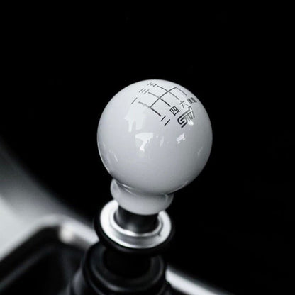 Billetworkz Weighted Shift Knob - 6 Speed STI Japanese Engraving - Subaru STI - 6