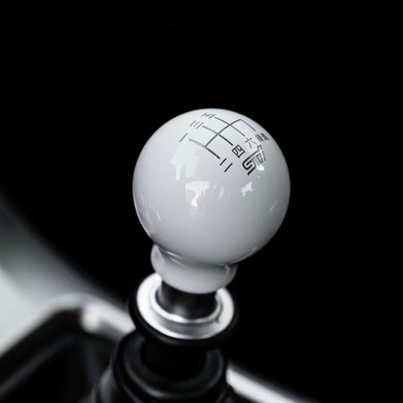 Billetworkz Weighted Shift Knob - 6 Speed STI Japanese Engraving - Subaru STI - 6