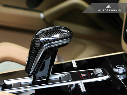 AutoTecknic Carbon Fiber Gear Selector Cover - Porsche 9Y0 Cayenne 2019-2025