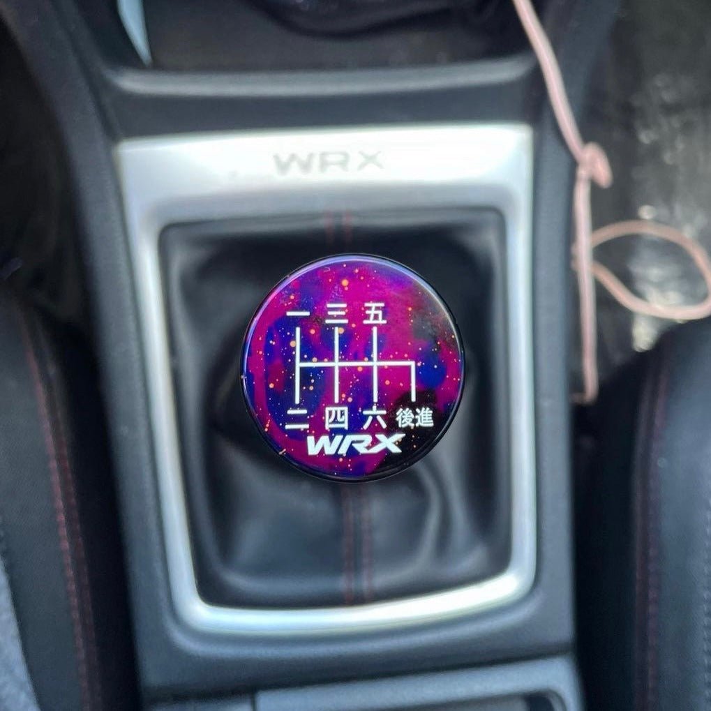 Billetworkz Cosmic Space Shift Knob - 6 Speed WRX Japanese Engraving - Subaru WRX 2015 - 2025 - 10