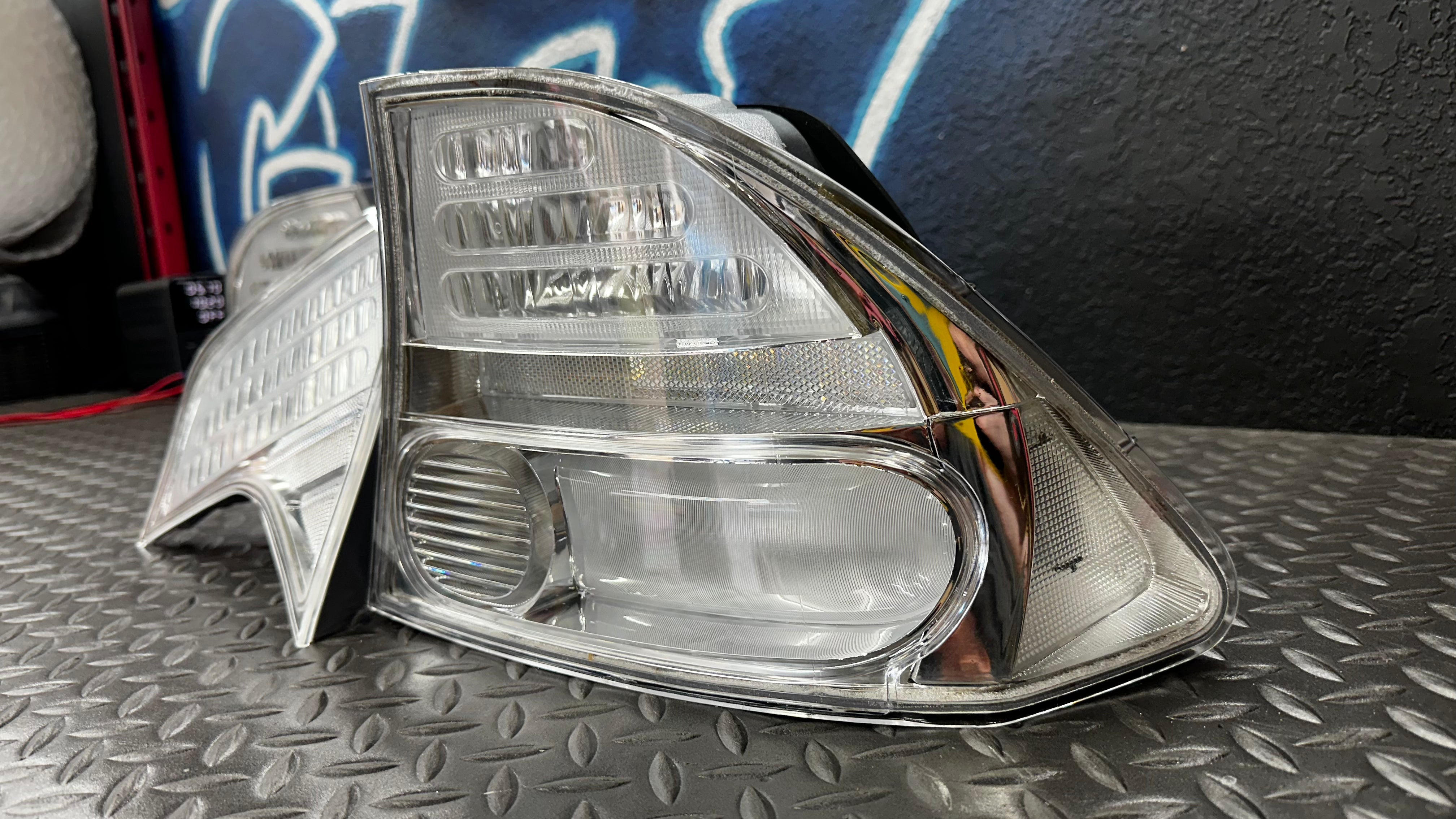 NTXGlow Custom Clear Lens Oem Tail Lights (2006-2011 Honda Civic Sedan)