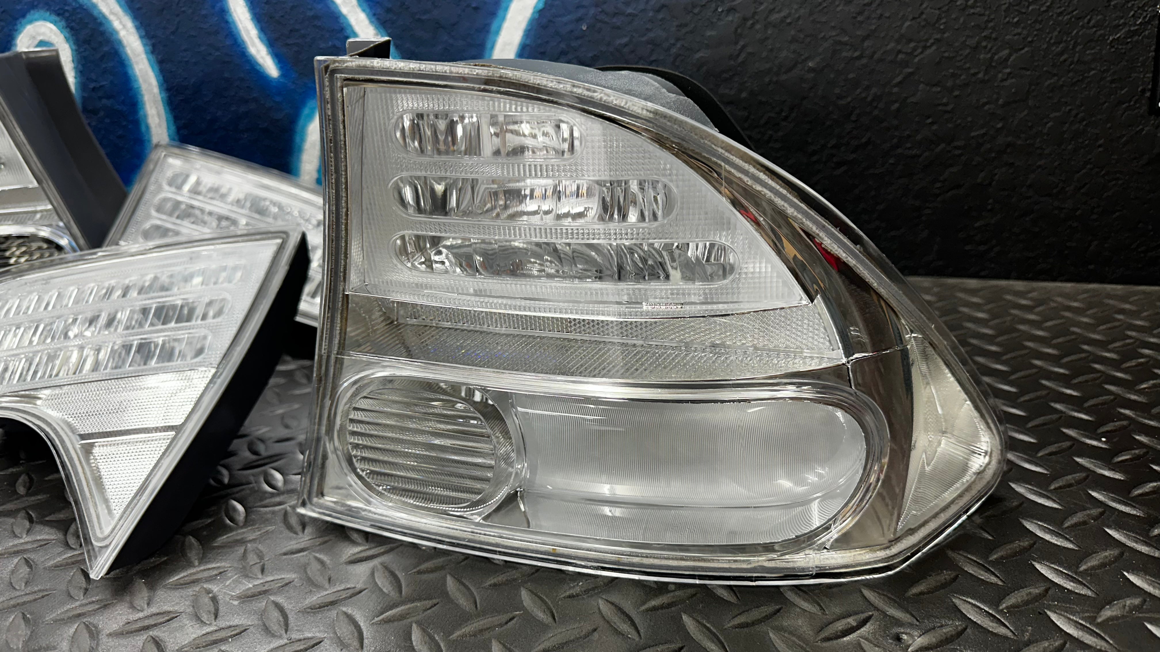 NTXGlow Custom Clear Lens Oem Tail Lights (2006-2011 Honda Civic Sedan)