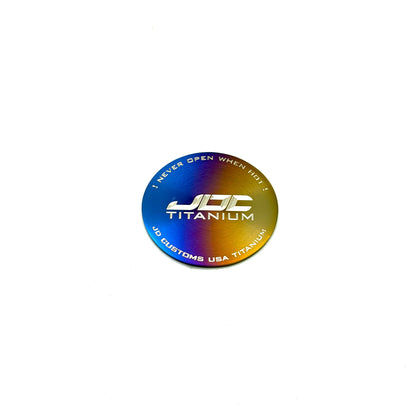 JDC Titanium Radiator Cap Plaque | Universal