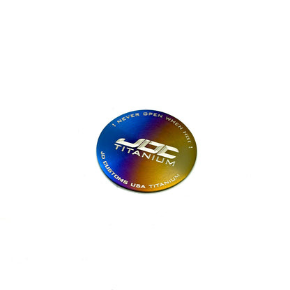 JDC Titanium Radiator Cap Plaque | Universal
