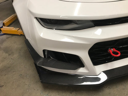 APR Front Bumper Carbon Fiber Canards (2017-2024 Chevrolet Camaro ZL1)