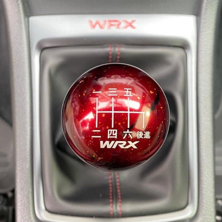 Billetworkz Cosmic Space Shift Knob - 6 Speed WRX Japanese Engraving - Subaru WRX 2015 - 2025 - 19