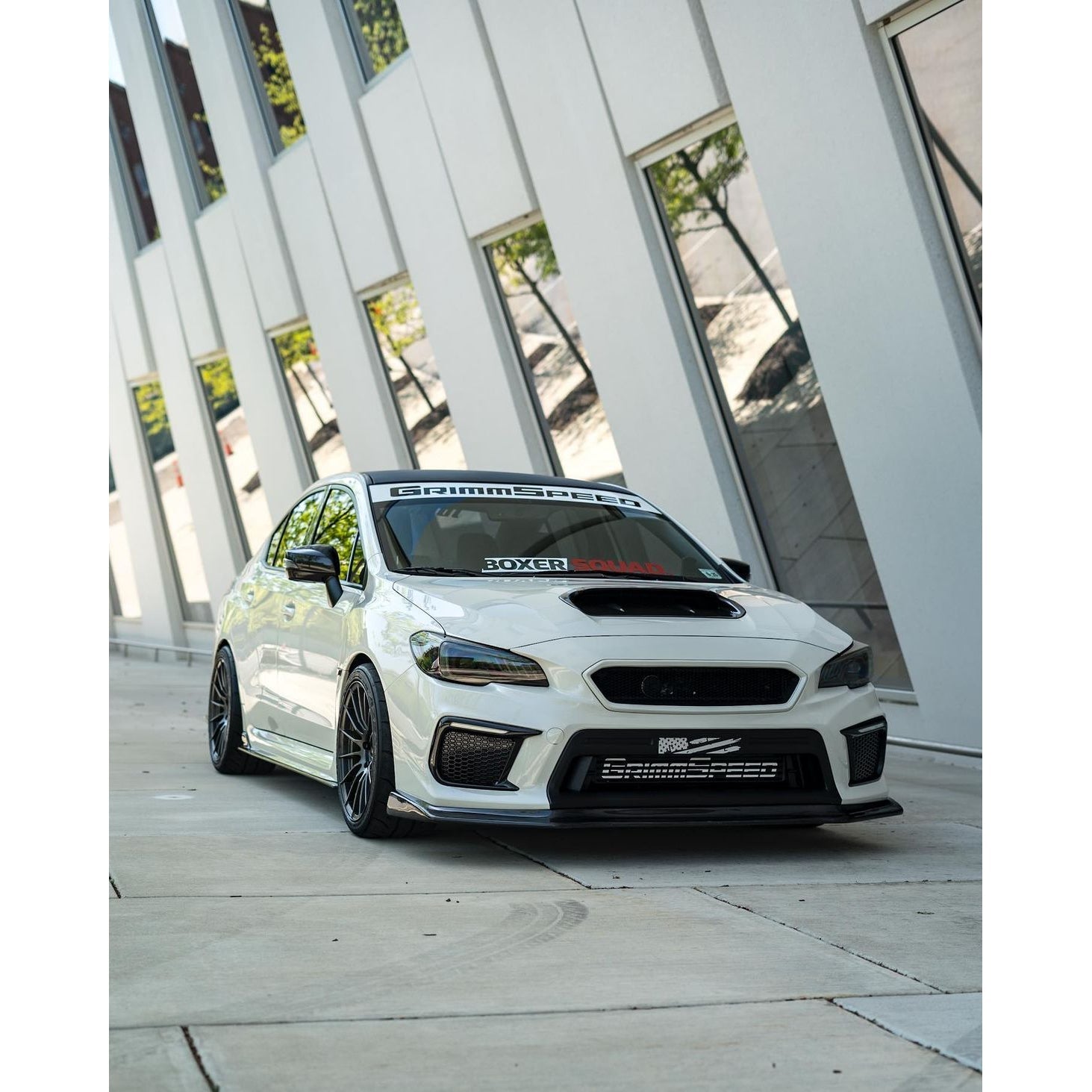 JDMuscle Carbon Fiber Hood Scoop V1 (15-21 Subaru WRX/STI)