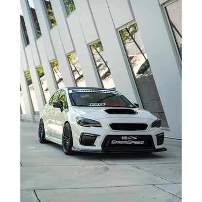 JDMuscle Carbon Fiber Hood Scoop V1 (15-21 Subaru WRX/STI)