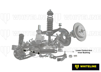 Kit de bujes interiores traseros inferiores del brazo de control trasero Whiteline (06-13 Lexus IS250/08-13 Lexus IS350)