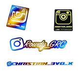 JDC Titanium Instagram Badges