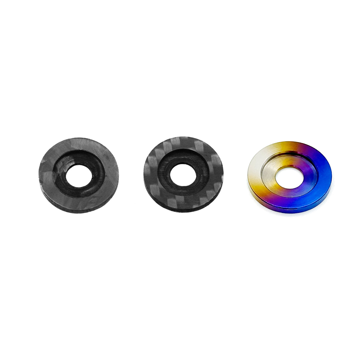 JDC Titanium & Carbon Fiber Flush-Fit Washers