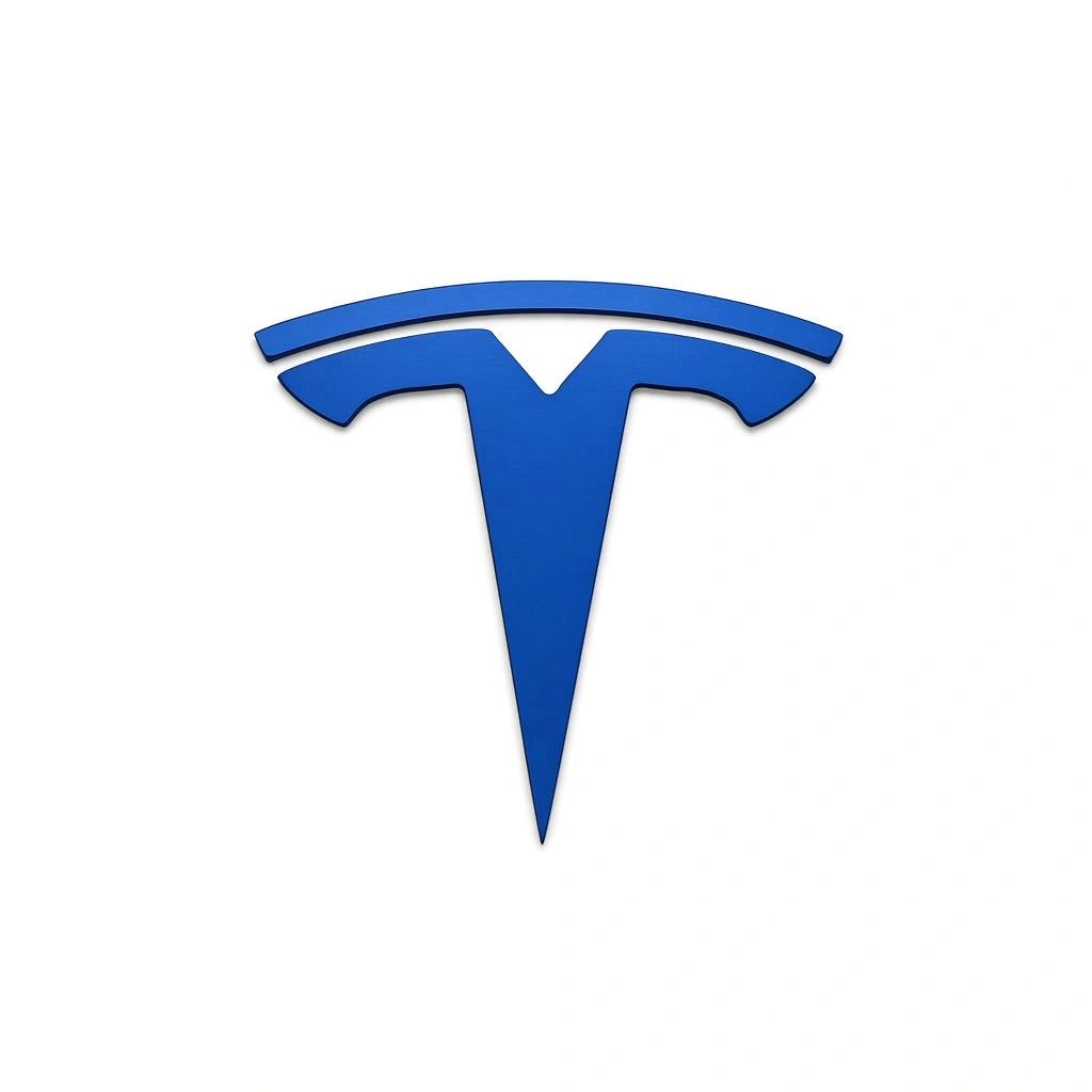 JDC Titanium "Tesla" Badge — Blue
