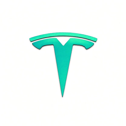 JDC Titanium "Tesla" Badge — Teal