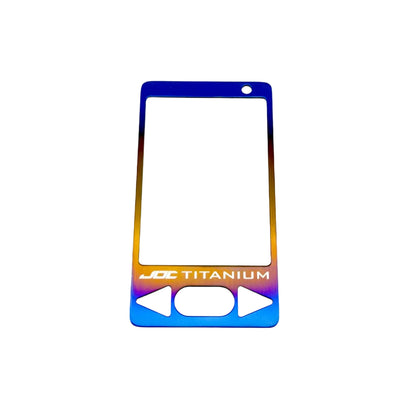 JDC Titanium ALP4 Controller Overlay in a burnt gradient color with JDC Titanium logo