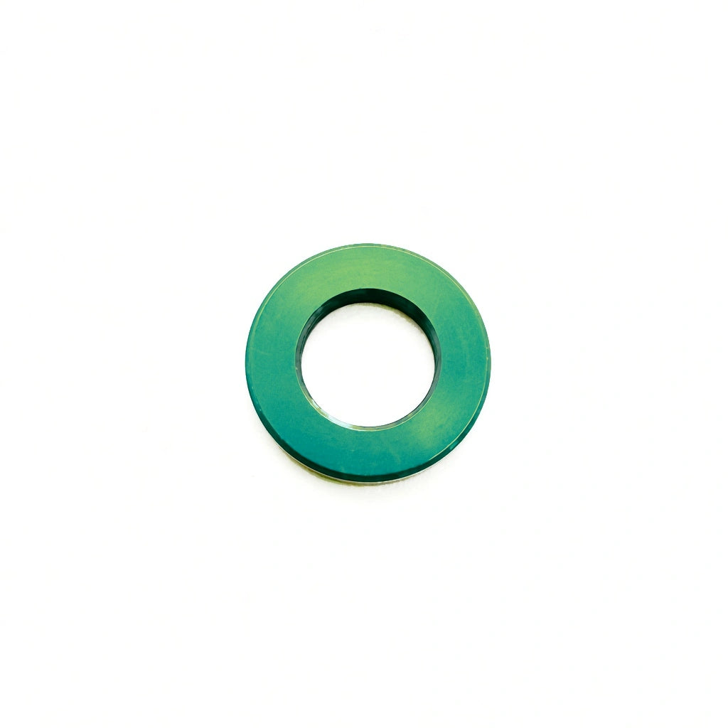 JDC Titanium Flat Washers | Universal — Green — M5