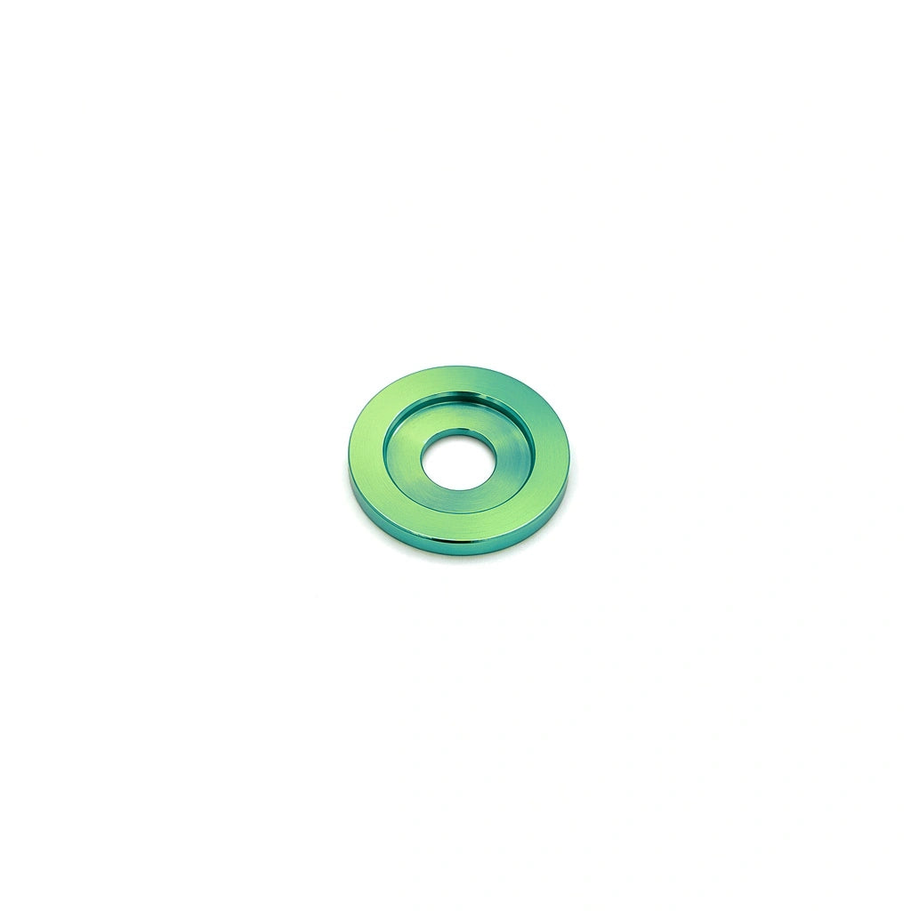 JDC Titanium Flush-Fit Washers | Universal — Green — M6 (20mm OD)