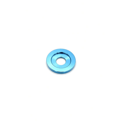 JDC Titanium Flush-Fit Washers | Universal — Sky Blue — M6 (20mm OD)