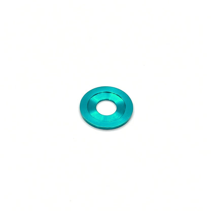 JDC Titanium Flush-Fit Washers | Universal — Teal — M10 (26mm OD)