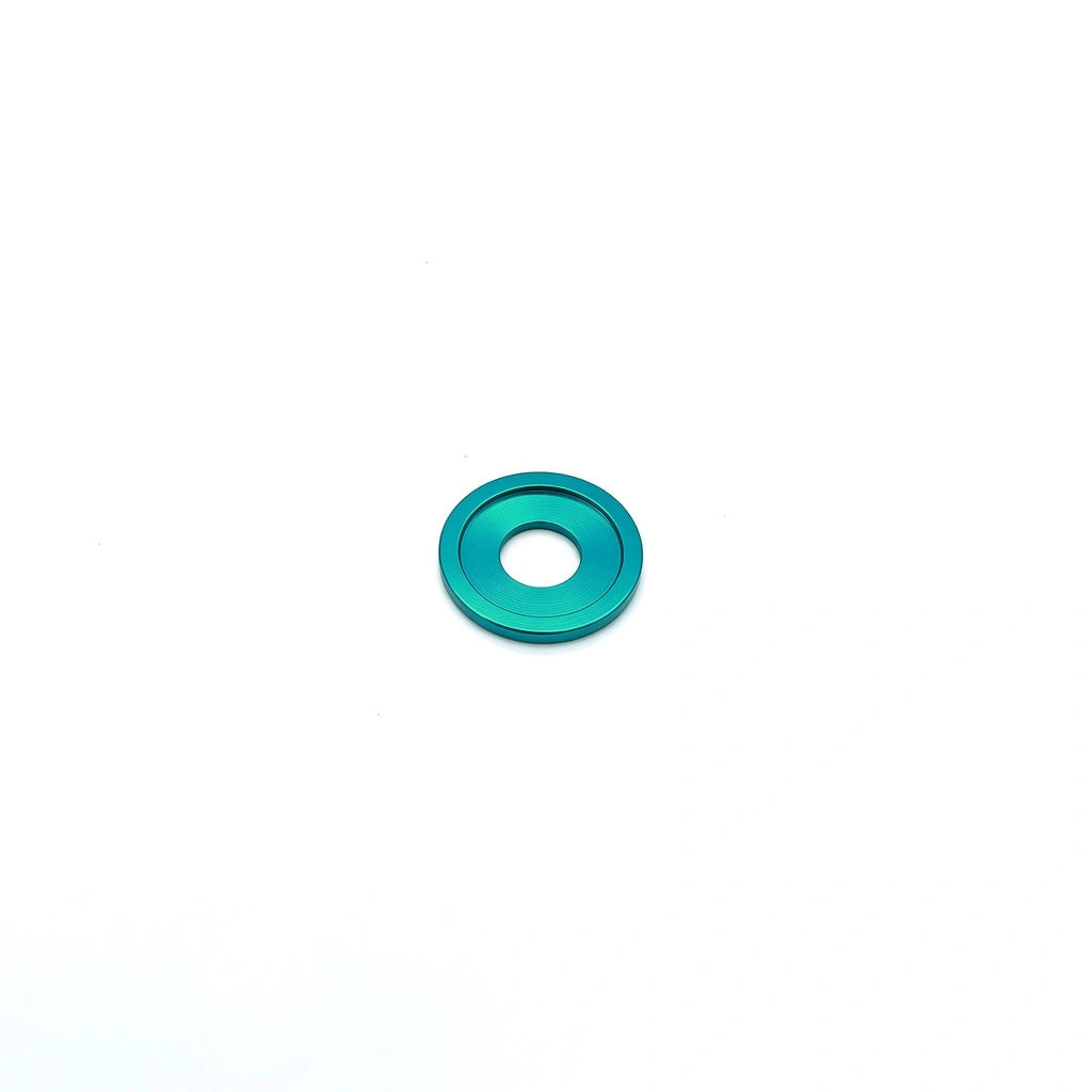 JDC Titanium Flush-Fit Washers | Universal — Teal — M6 (16.5mm OD)