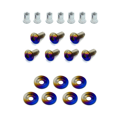 JDC Titanium Front Bumper Plastic Clip Replacement Kit | Nissan 370z — Burnt