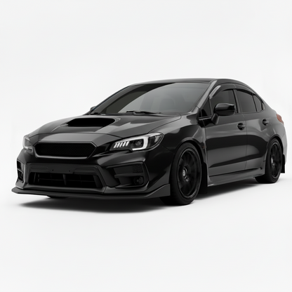 JDMuscle CS Style V2 Front Bumper Grille-Paint Matched/Gloss Black (18-21 WRX/STI)