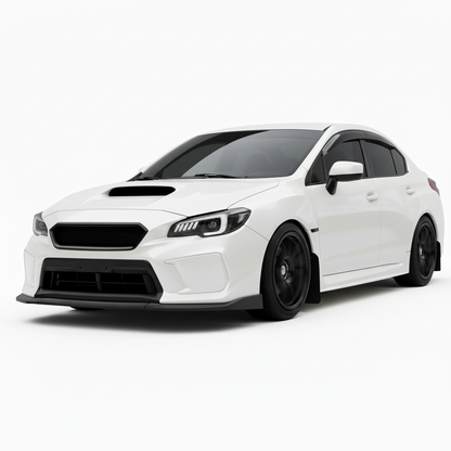 JDMuscle CS Style V2 Front Bumper Grille-Paint Matched/Gloss Black (18-21 WRX/STI)