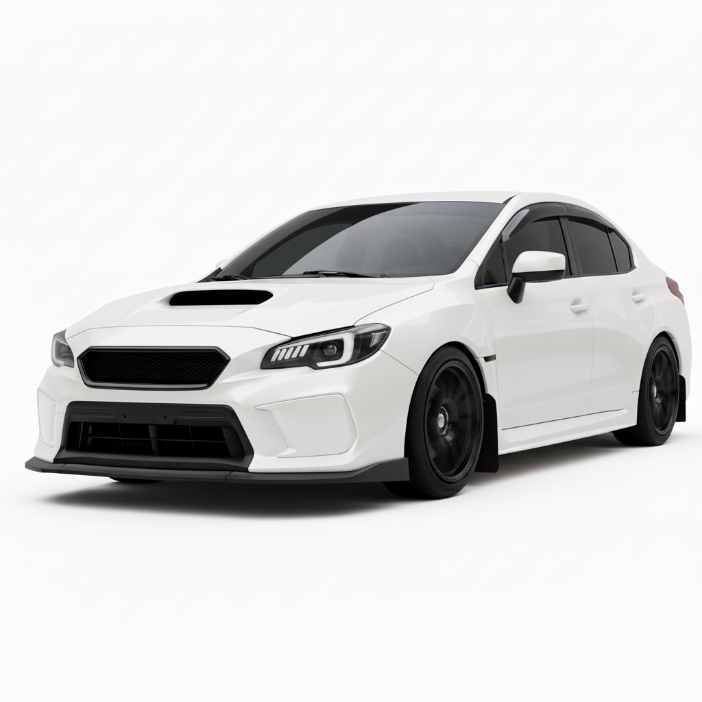 JDMuscle [18-21 WRX/STI] Fog Light Covers -  Paint Matched / Gloss Black