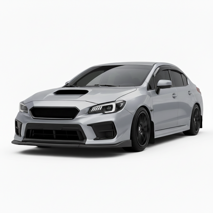 JDMuscle CS Style V2 Front Bumper Grille-Paint Matched/Gloss Black (18-21 WRX/STI)