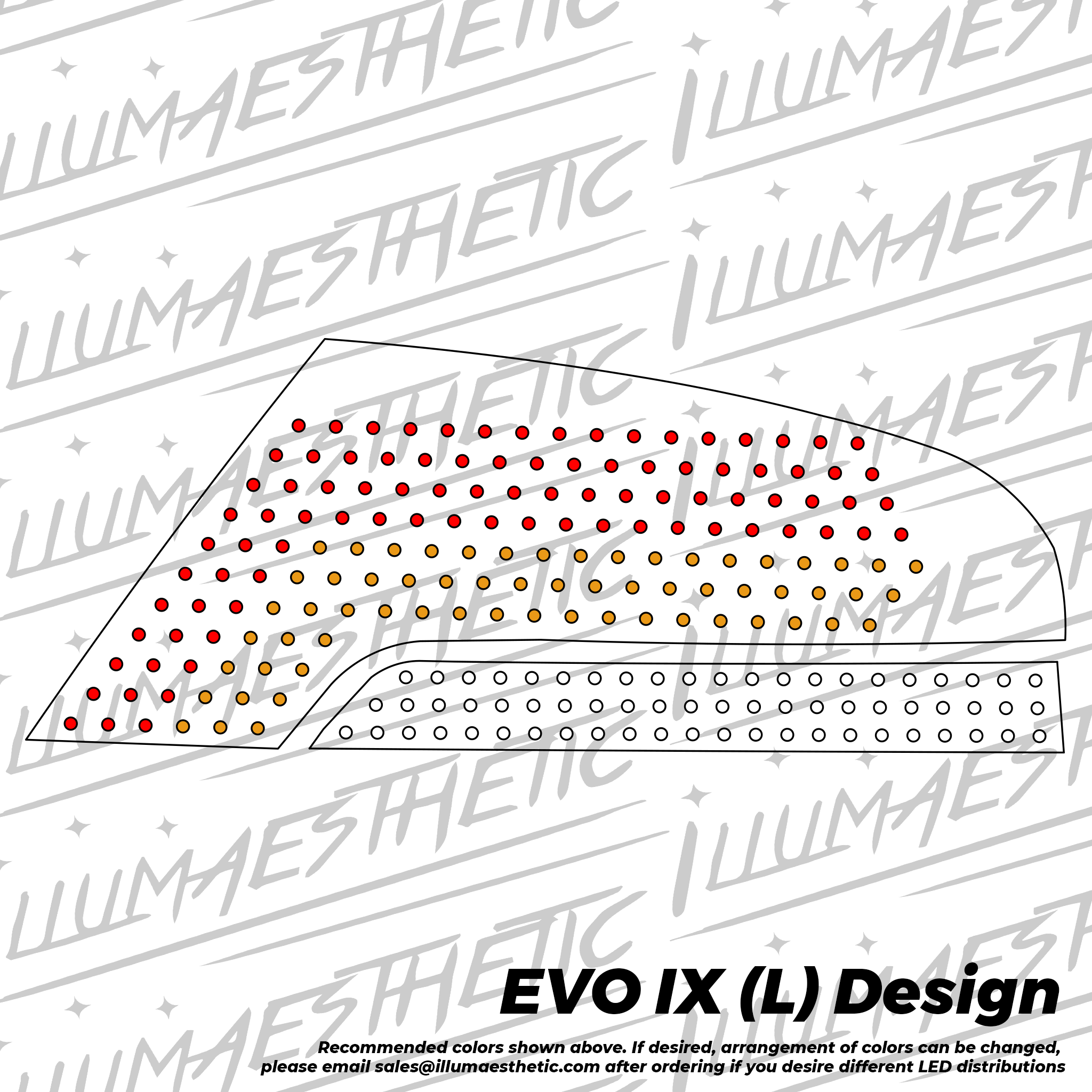 Illumaesthetic Mitsubishi Lancer Evolution 7,8,9 (CT9A) Complete DIY Kit