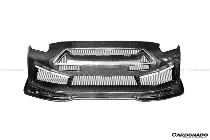Carbonado 2008-2016 Nissan GTR R35 CBA/DBA LP Style Front Bumper
