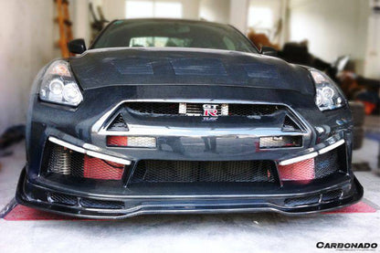 Carbonado 2008-2016 Nissan GTR R35 CBA/DBA LP Style Front Bumper