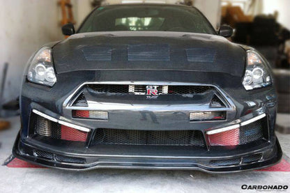 Carbonado 2008-2016 Nissan GTR R35 CBA/DBA LP Style Front Bumper