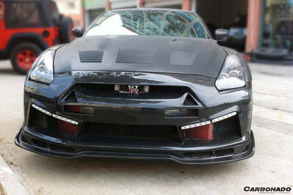 Carbonado 2008-2016 Nissan GTR R35 CBA/DBA LP Style Front Bumper