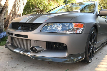 Carbonado OE Style Carbon Fiber Front Lip | 2003-2006 Mitsubishi Evo 7/8/9