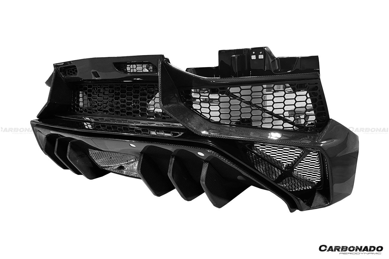 Carbonado 2011-2016 Lamborghini Aventador LP700 Coupe  Roadster SV Style Rear Bumper