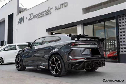 Carbonado 2018-2023 Lamborghini URUS MS Style Carbon Fiber Small Trunk Spoiler