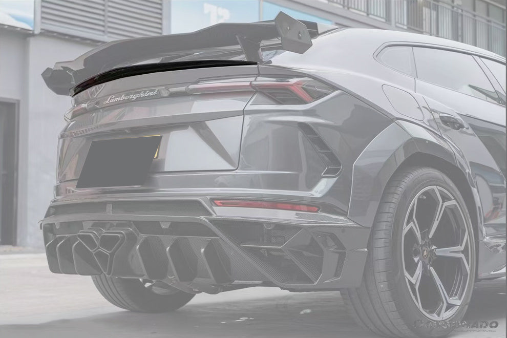 Carbonado 2018-2023 Lamborghini URUS MS Style Carbon Fiber Small Trunk Spoiler