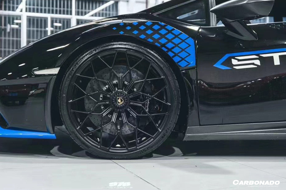 Carbonado 2015-2025 Lamborghini Huracan LP610  LP580  EVO  Tecnica  STO N Style Dry Carbon Fiber Side Skirts