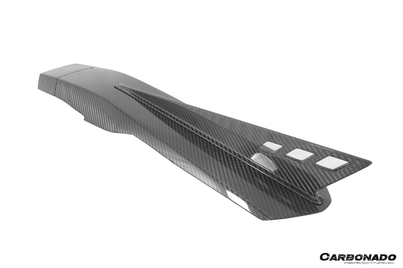 Carbonado 2011-2021 Lamborghini Aventador LP700 LP720 LP750 LP740 Coupe CA Style Carbon Fiber Engine Hood And Wing