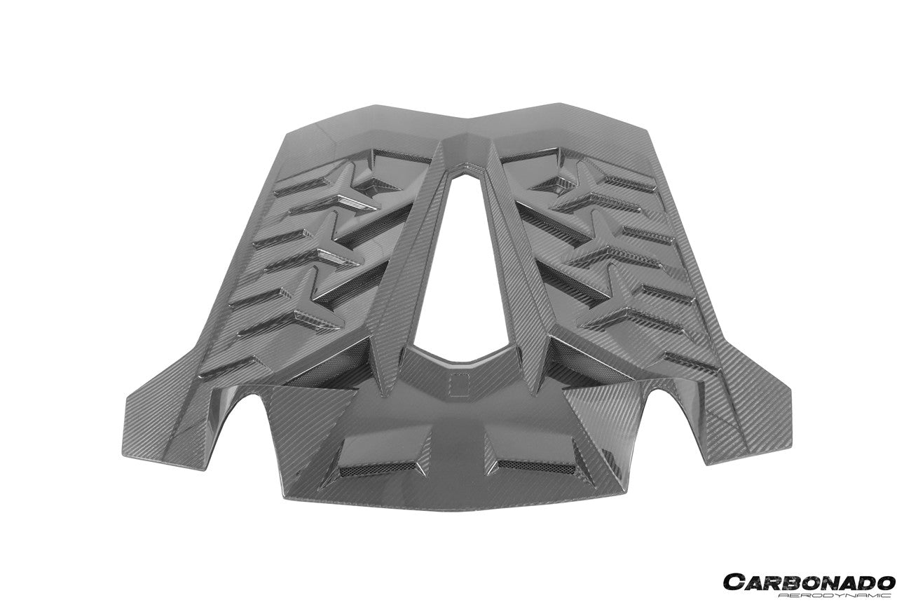 Carbonado 2011-2021 Lamborghini Aventador LP700 LP720 LP750 LP740 Coupe CA Style Carbon Fiber Engine Hood And Wing