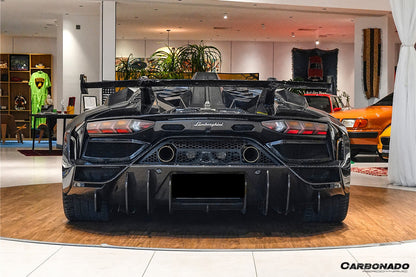 Carbonado 2011-2021 Lamborghini Aventador LP700 LP720 LP750 LP740 Coupe CA Style Carbon Fiber Engine Hood And Wing