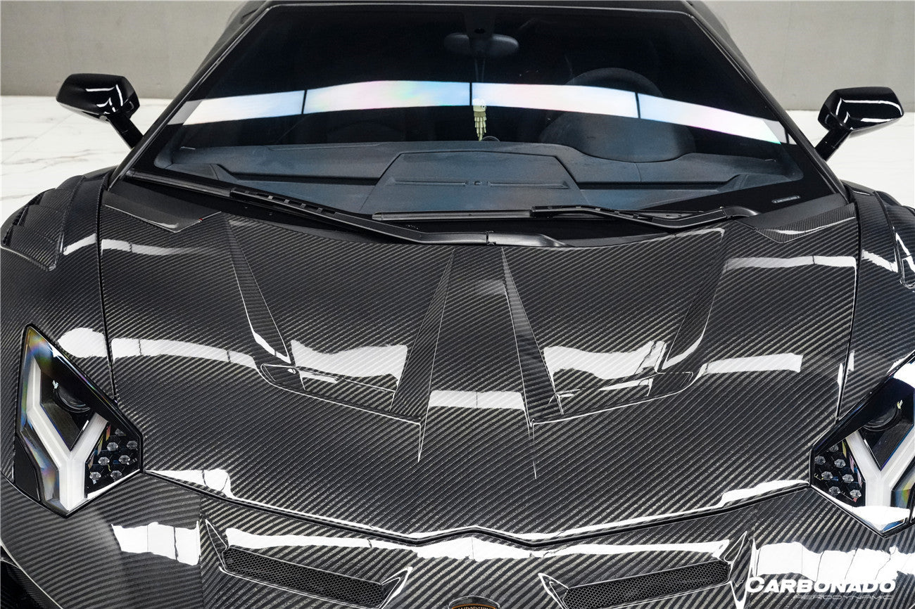 Carbonado 2011-2021 Lamborghini Aventador LP700 LP720 LP750 LP740 Coupe and Roadster CA Style Hood