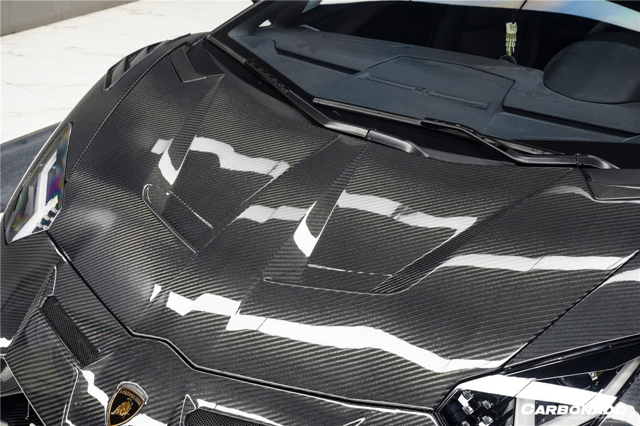 Carbonado 2011-2021 Lamborghini Aventador LP700 LP720 LP750 LP740 Coupe and Roadster CA Style Hood
