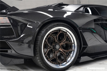Carbonado 2011-2016 Lamborghini Aventador LP700 LP720 LP750 Coupe and Roadster CA Style Rear Side Scoops