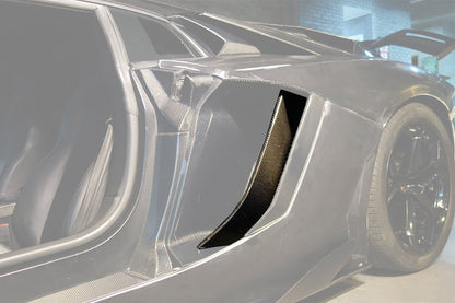 Carbonado BKSS Style Carbon Fiber Quarter Panel Fender Vent Inside | 2011-2016 Lamborghini Aventador LP700 Coupe