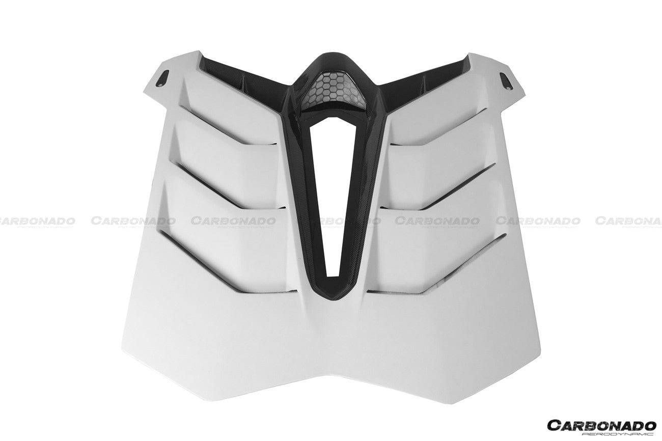 Carbonado 2011-2021 Lamborghini Aventador LP700 LP740 LP750 Coupe Roadster SVJ Style Part DRY Carbon Fiber Engine Hood And Wing