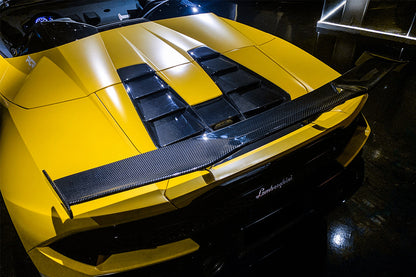 DarwinPRO 2015-2025 Lamborghini Huracan LP610 & LP580 & EVO & Tecnica  OD Style Dry Carbon Trunk Spoiler Wing With Base