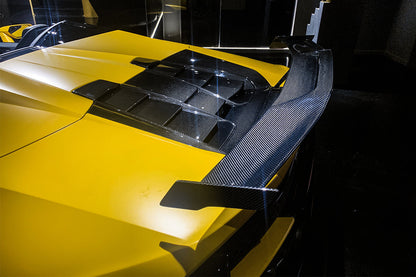 DarwinPRO 2015-2025 Lamborghini Huracan LP610 & LP580 & EVO & Tecnica  OD Style Dry Carbon Trunk Spoiler Wing With Base