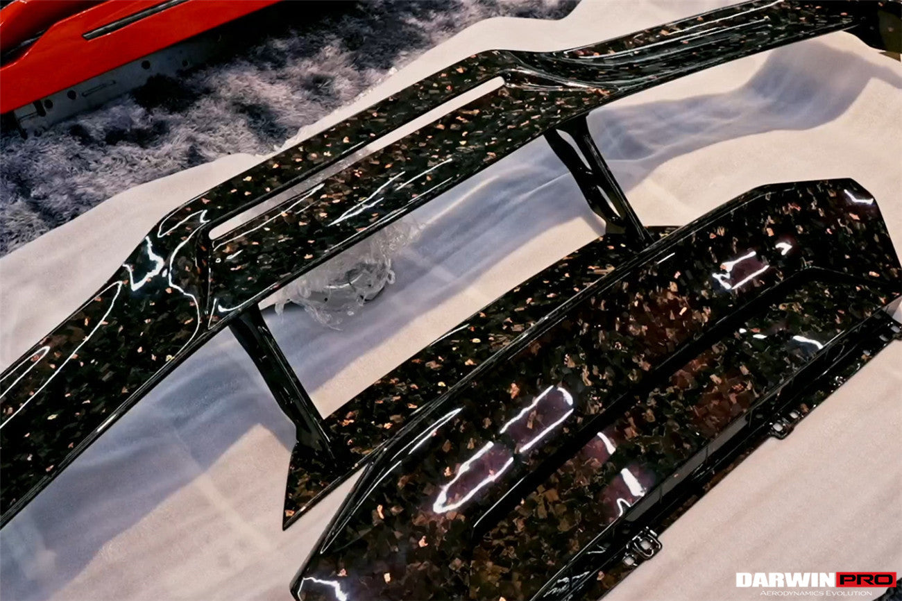 DarwinPRO 2015-2025 Lamborghini Huracan LP610 & LP580 & EVO & Tecnica  OD Style Dry Carbon Trunk Spoiler Wing With Base